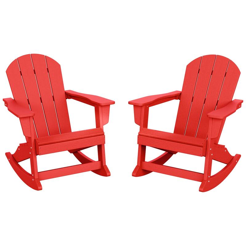 Laguna Hdpe All Weather Outdoor Patio Rocking Chair (Set of 2)