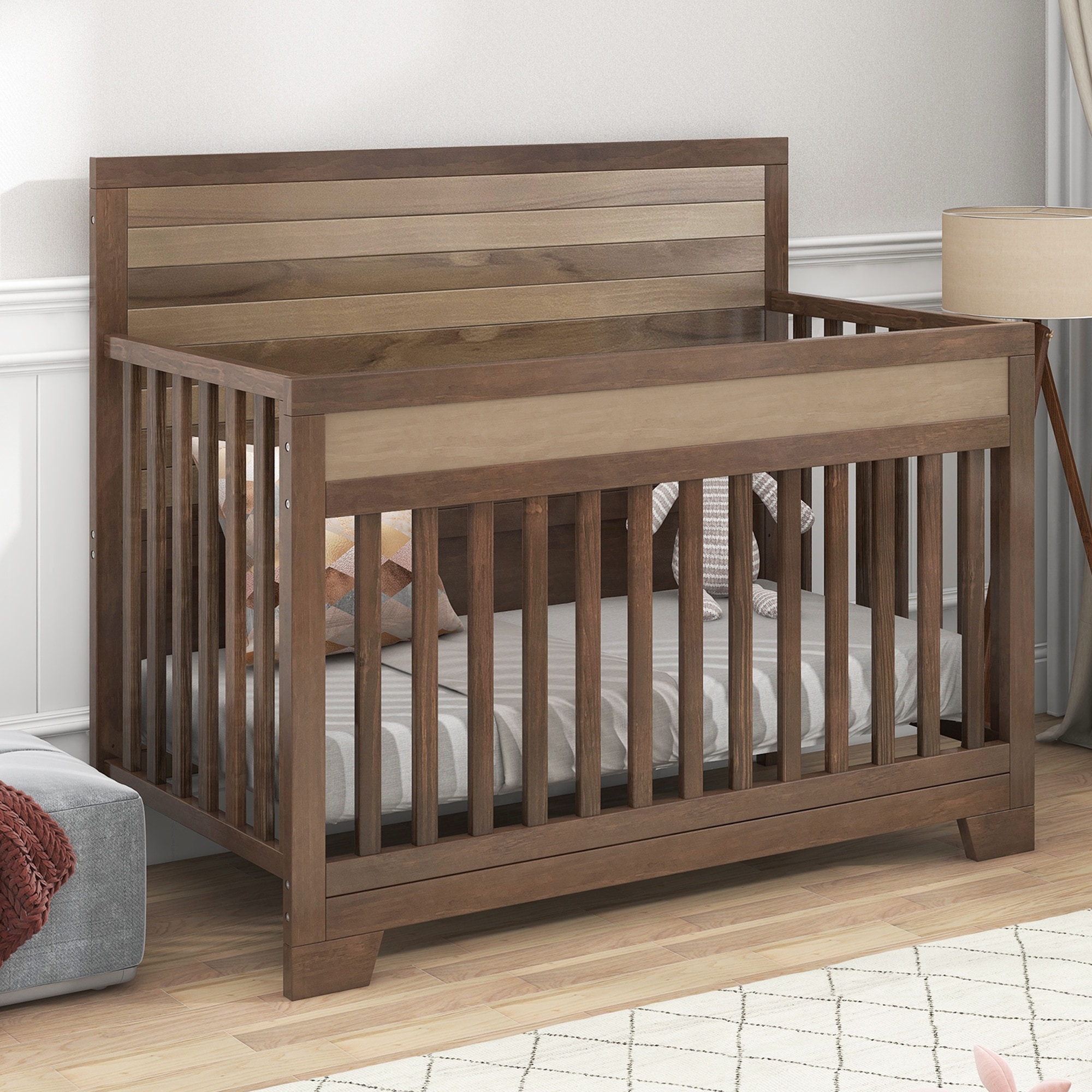 Solid wood new arrivals crib