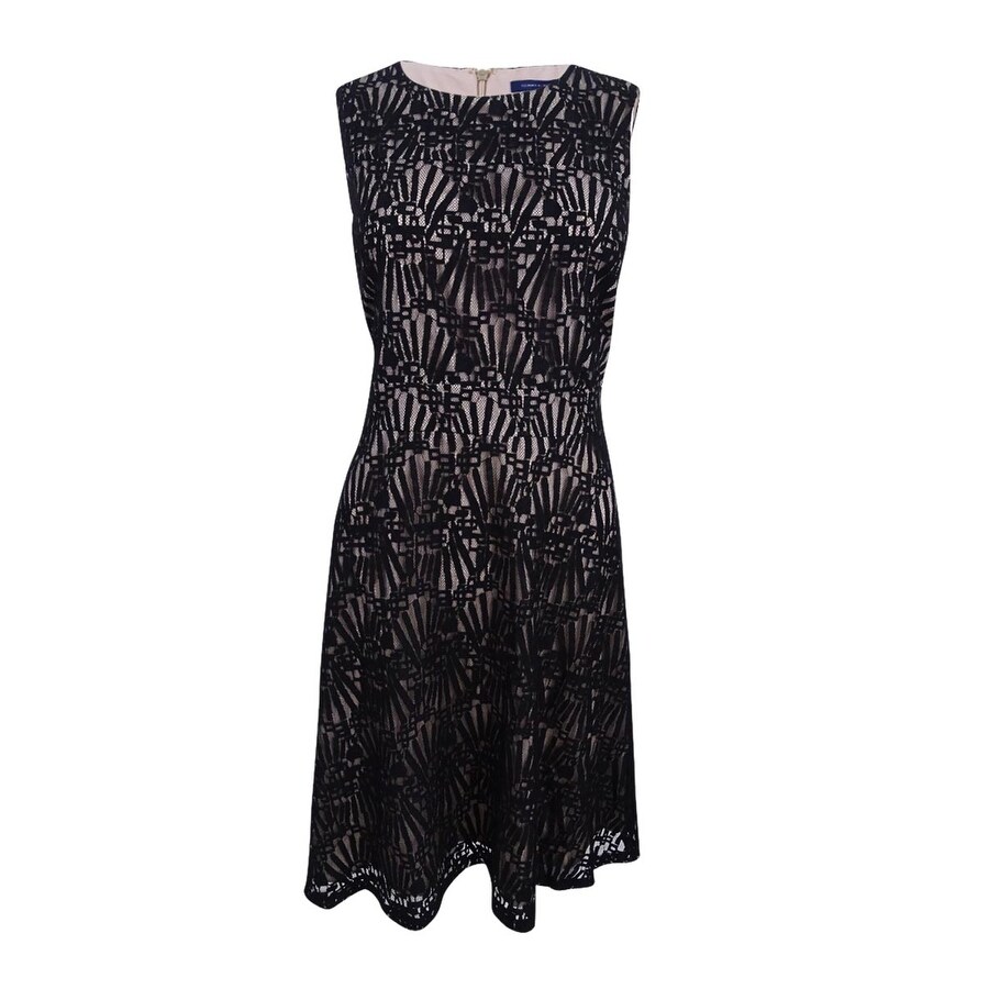 tommy hilfiger lace fit and flare dress