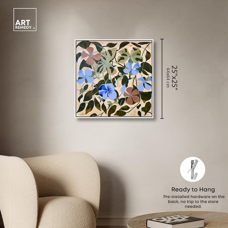 Rhythmic Blooms Canvas by Art Remedy