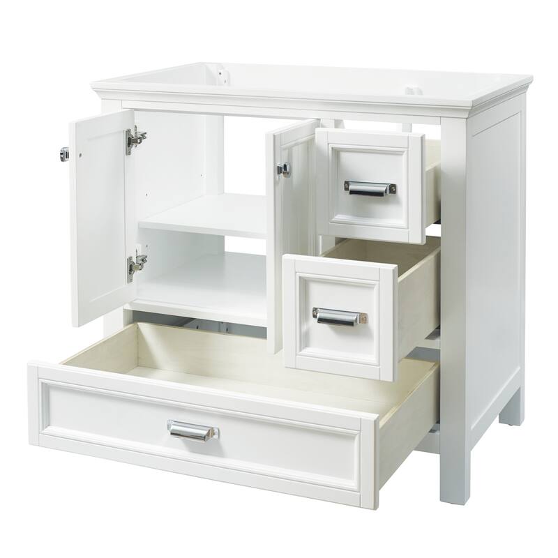 CRAFT + MAIN BAVT3722D-QCV Brantley 36" Free Standing Single Basin