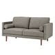 preview thumbnail 26 of 30, Oana Mid-century Modern Seating Collection by iNSPIRE Q Modern Loveseat - Grey