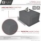 preview thumbnail 6 of 13, STYLISH 16 inch Graphite Black Stainless Steel 16G Undermount Bar Sink - 16" x 18" x 10"