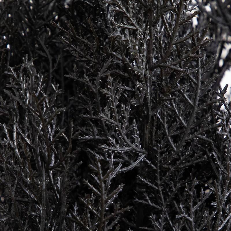 4ft. UV Resistant Artificial Halloween Black Cedar Tree (Indoor/Outdoor)