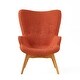 preview thumbnail 73 of 73, Hariata Mid-century Modern Wingback Chair and Ottoman by Christopher Knight Home