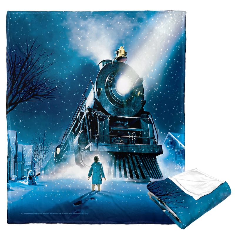 ENT 236 WB- Polar Express, The Arrival Silk Touch Throw