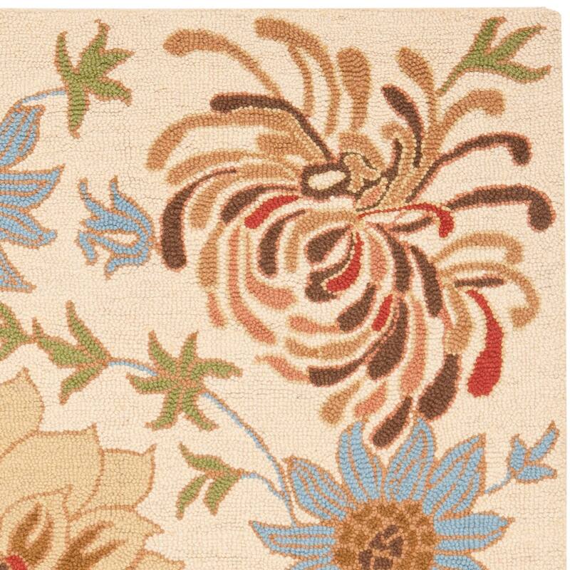 SAFAVIEH Handmade Blossom Arminda Modern Floral Wool Rug