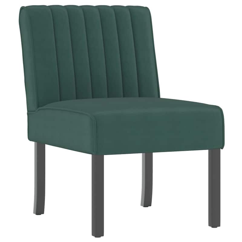 vidaXL Slipper Chair different color Velvet - 18.9" x 25.2" x 28.3"