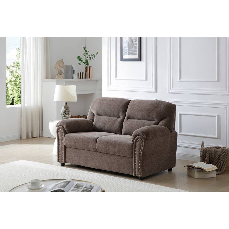 Hamilton 60 in. Pillow Top Arm Polyester Straight Sofa