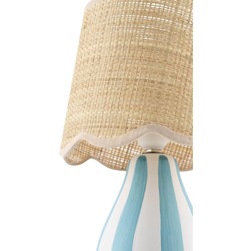 Livabliss Melbu Traditional Accent Table Lamp - 14"H x 8"W x 8"D