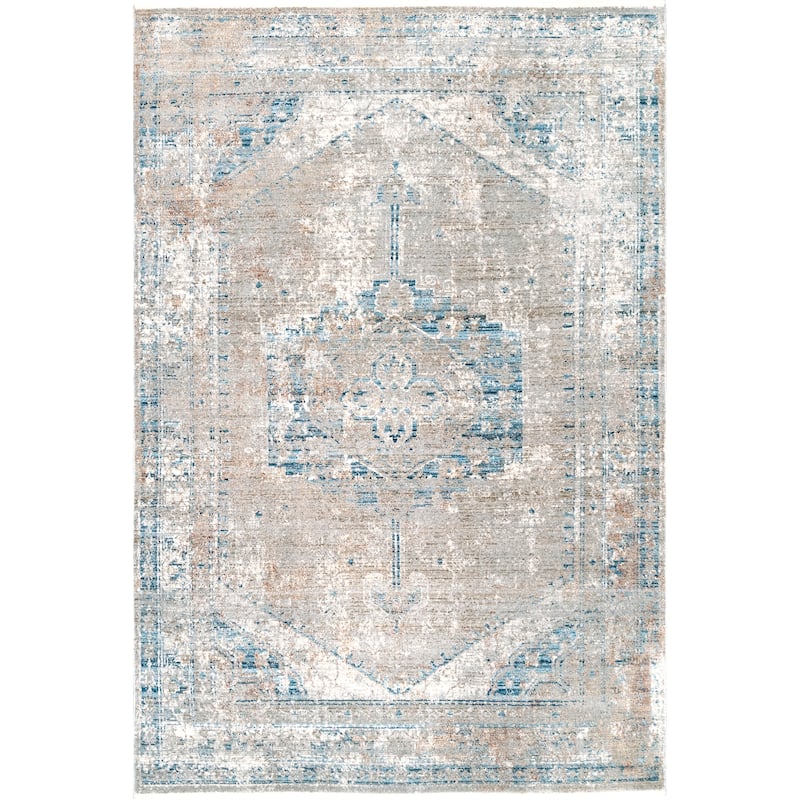 Nuloom Medallion Mcgee Faded Area Rug