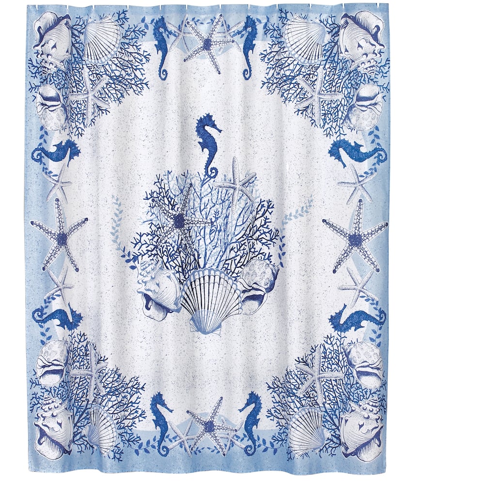 Coastal Beach Delight Design Shower Curtain