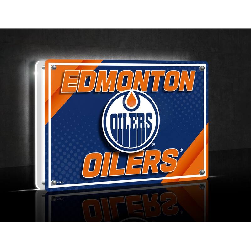 Edmonton Oilers LED Lighted Sign