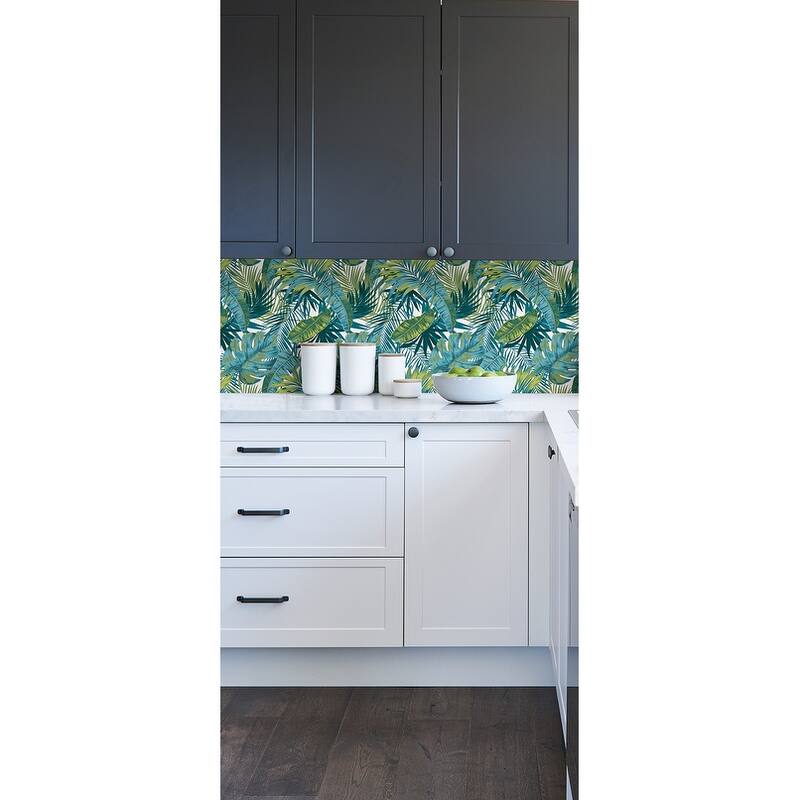 My Style Bangalow Tropical Palm Peel & Stick Wallpaper