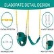 preview thumbnail 3 of 15, Metal/Plastic Bucket Swing with Chains - 11"D x 11"W x 78"H