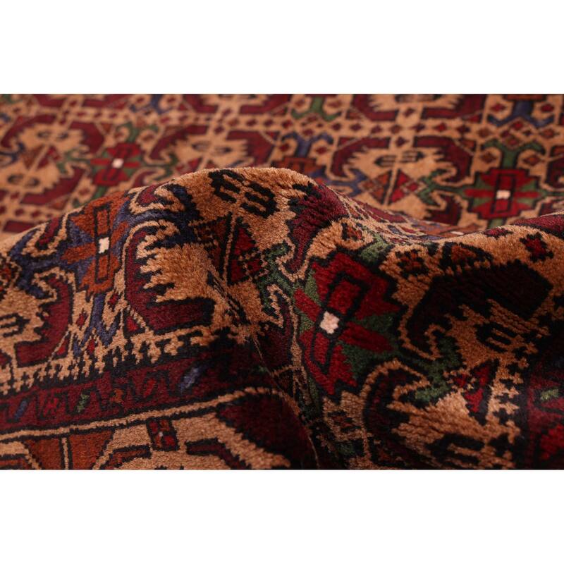 ECARPETGALLERY Hand-knotted Teimani Tan Wool Rug - 4'1 x 6'4