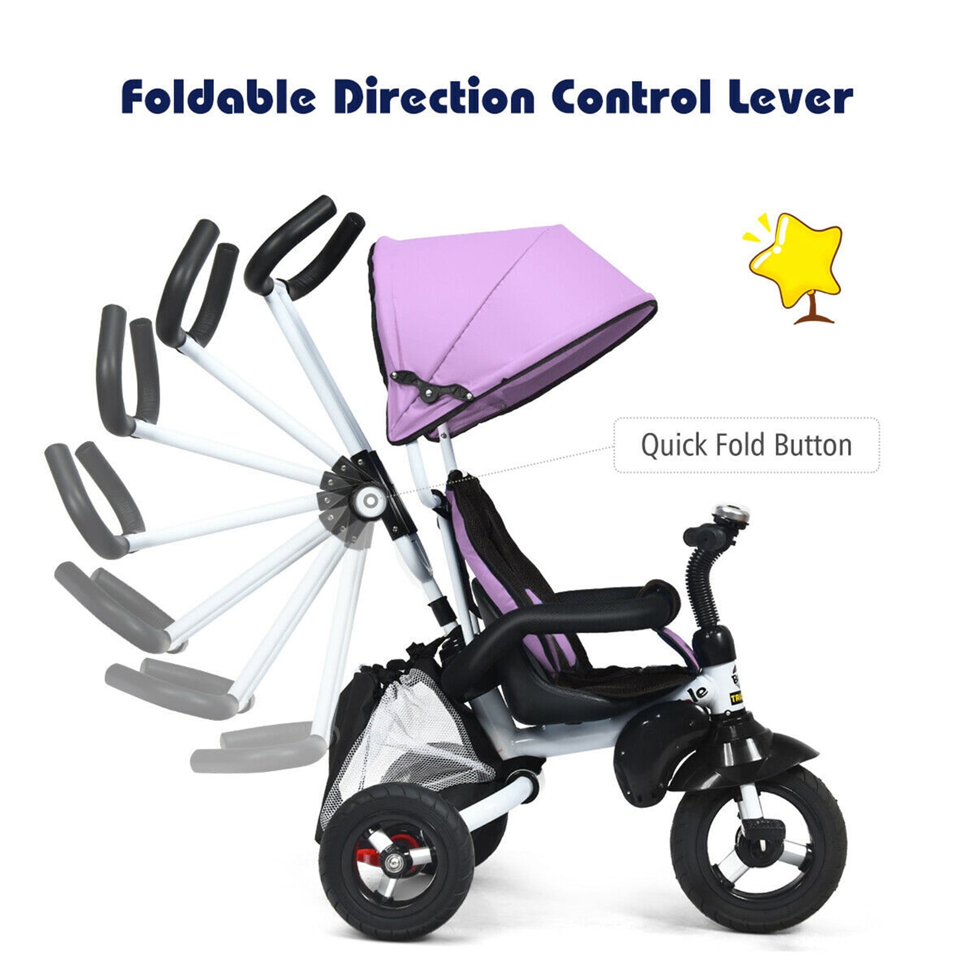 gymax 3 in 1 stroller