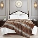preview thumbnail 13 of 40, Lightweight Printed Safari Animal Flannel Fleece Blanket