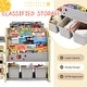 preview thumbnail 8 of 7, Kids Bookshelf Toy Storage Organizer,17 Bins,5 Bookshelves,Nursery Organizer Kids Furniture Set Toy Cabinet Unit,HDPE Shelf,Bins