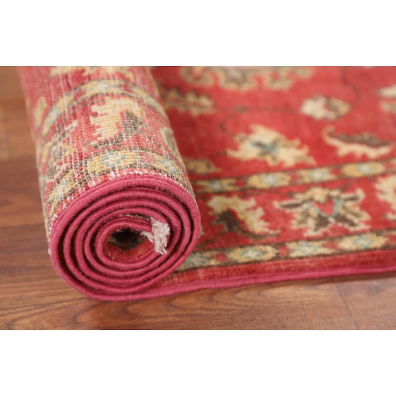 Oushak Oriental Runner Rug Handmade Wool Carpet - 2'0" x 6'0"