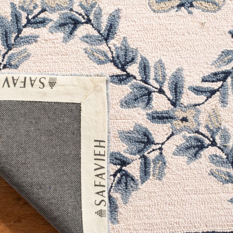 SAFAVIEH Handmade Chelsea Aubree French Country Trellis Wool Rug