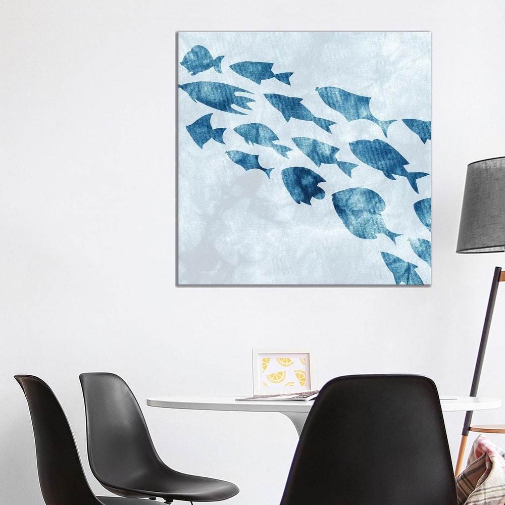 iCanvas "School of Fish II" by Kimberly Allen Canvas Print