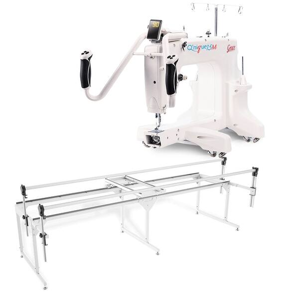 Grace Q'Nique 15M Quilting Machine with QZone Queen Frame Bed Bath