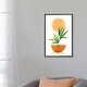 preview thumbnail 3 of 13, iCanvas "Abstract Happiness" by Modern Tropical Framed