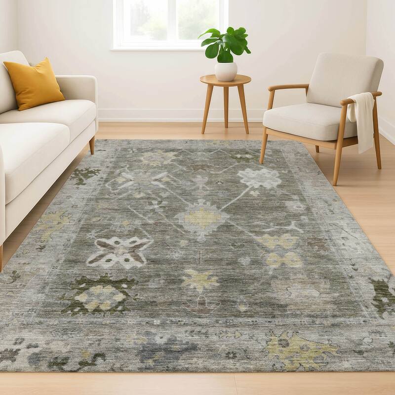 Premium Washable Super Soft Traditional Kashmir Mayfield Rug