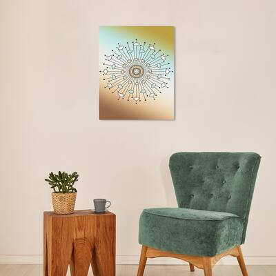 Wynwood Studio Canvas Abstract Look to the eternal White Bohemian & Eclectic Wall Art Canvas Print