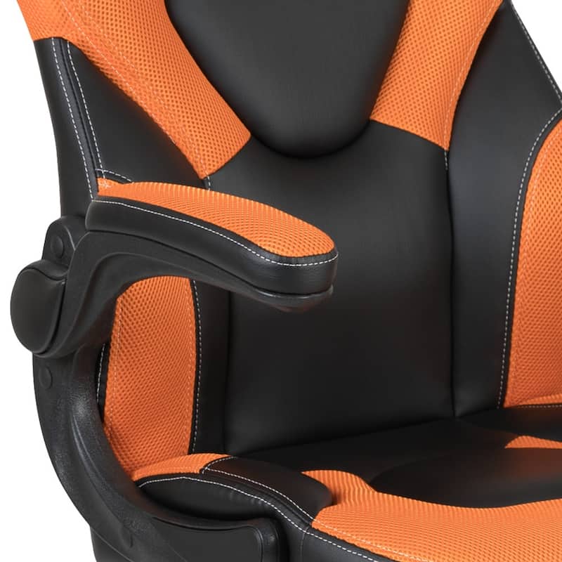High Back Racing Style Ergonomic Gaming Chair with Flip-Up Arms