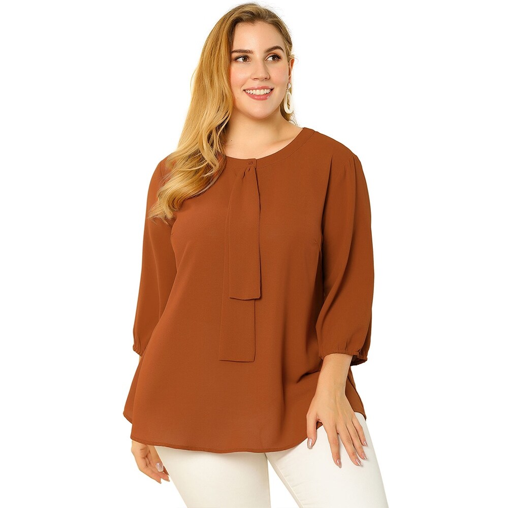 cheap plus size blouses for work