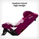 preview thumbnail 3 of 6, Diono Radian 3RXT Slim Fit Steel Core 4 in 1 Convertible Car Seat, Purple Plum - 28.1