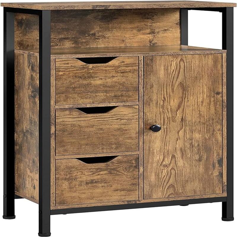 Industrial Bathroom Floor Cabinet - 5"D x 20"W x 22"H