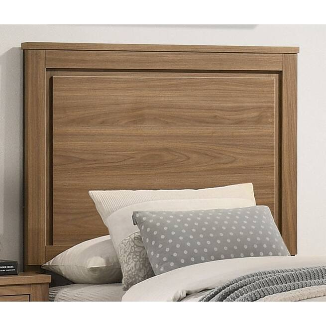 Transitional Walnut Finish Bed 1pc