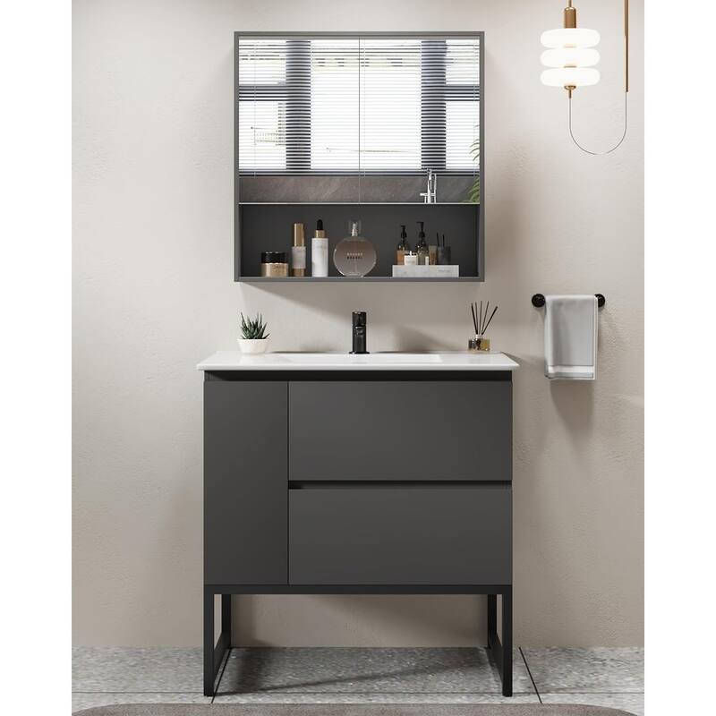 32''Bathroom Vanity with Single Sink
