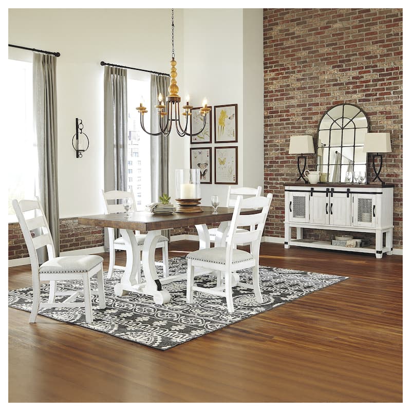 Signature Design By Ashley Valebeck White Dining Room Server
