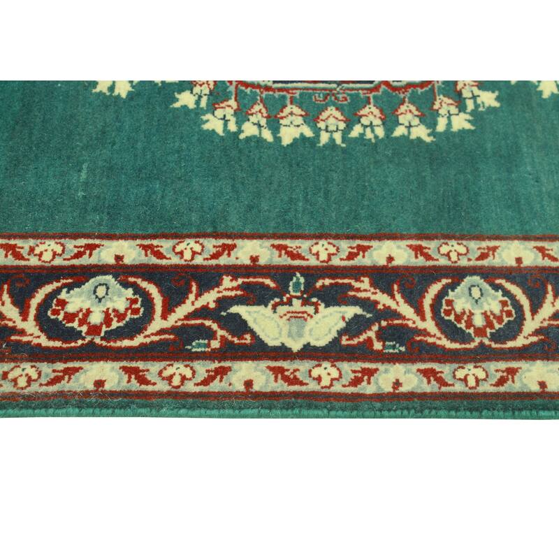 Pak-Persian Ed Green/Ivory Runner - 2'8" x 9'11"