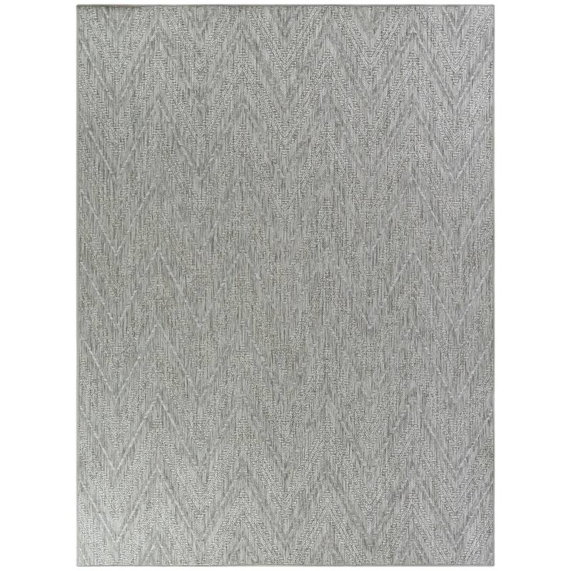 Kava Chevron Flatweave Indoor/Outdoor Area Rug
