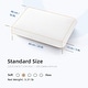 preview thumbnail 9 of 16, Bed Pillows Set of 2 / 1 - Memory Foam Pillow Down Alternative Bedding Gel Cooling Pillow for Back, Stomach or Side Sleepers