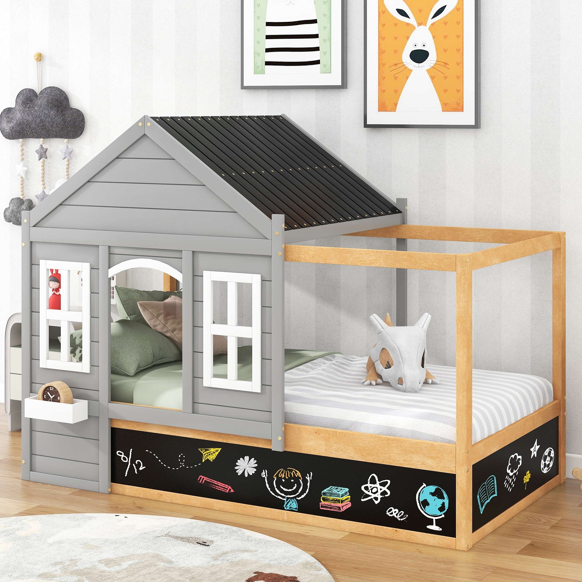 Canopy girl clearance twin bed