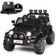 preview thumbnail 35 of 41, Costway 12V Kids Ride On Car 2 Seater Truck RC Electric Vehicles w/ - 48.5"X31.5"X31.5"