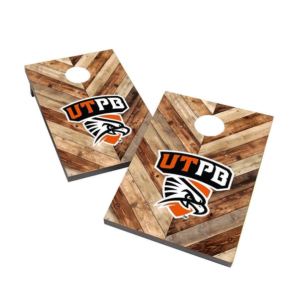 slide 2 of 5, Texas Permian Basin Falcons 2x4 Cornhole Bag Toss Game
