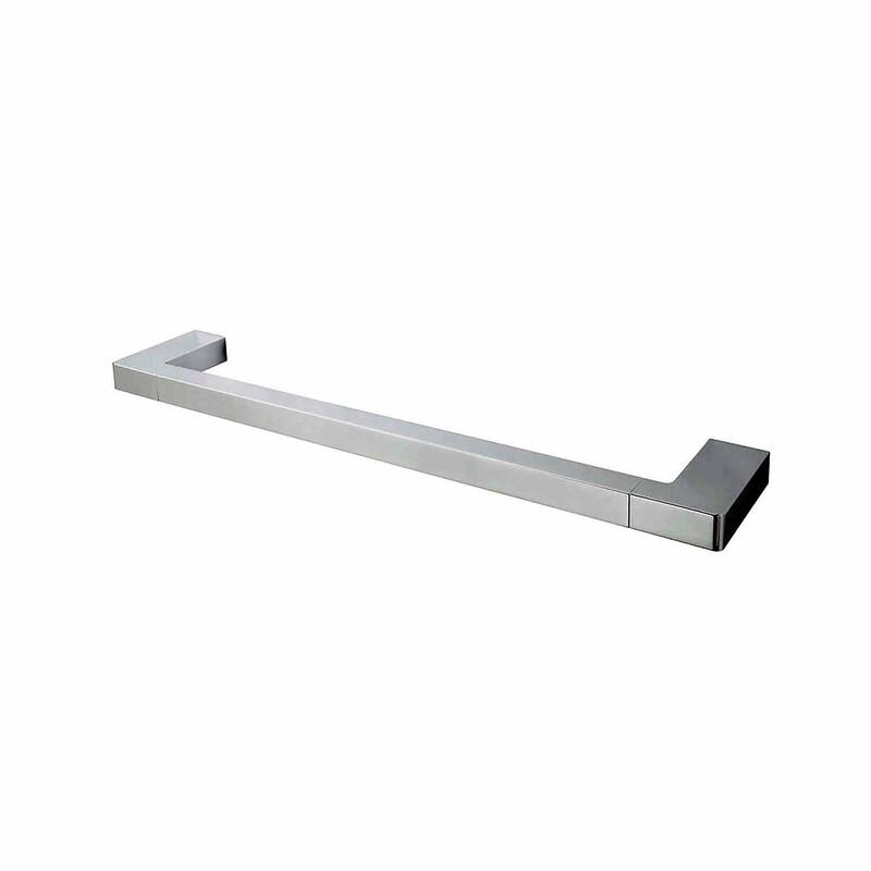 WS Bath Collections New Europe 19-3/10" Single Towel Bar - Polished Chrome