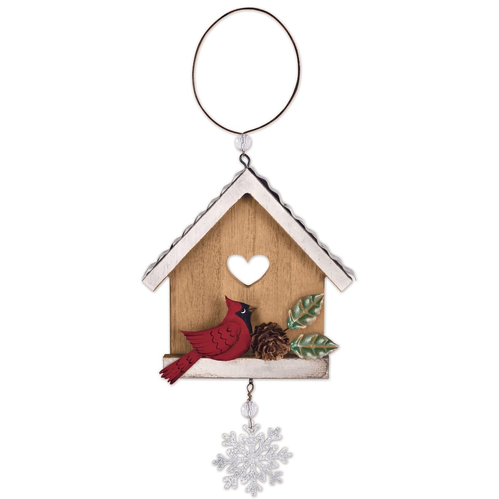 Cardinal House Ornament -Set of 2
