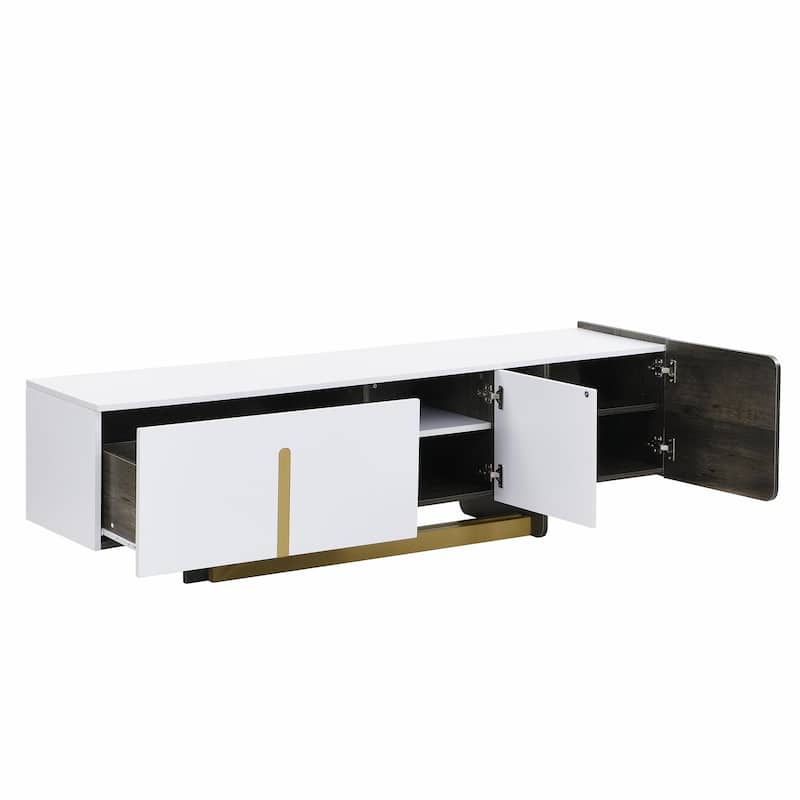 66.7'' Light Luxury TV Stand for TVs Up to 70 Inches