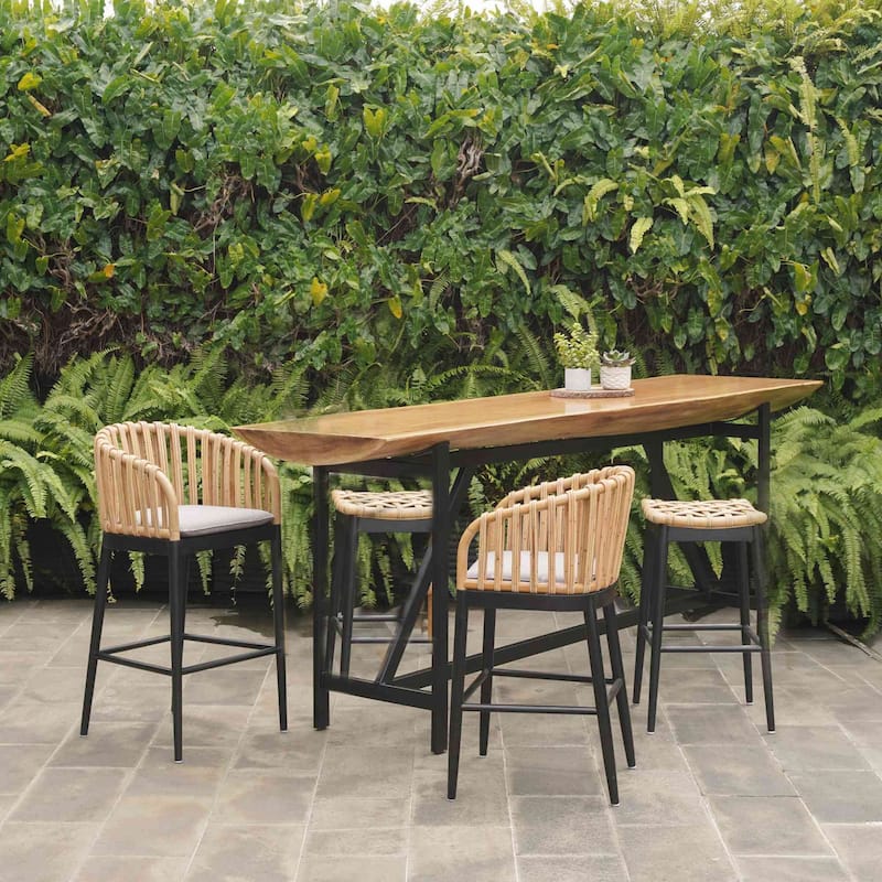 Panama Jack Java Barstool with Cushion