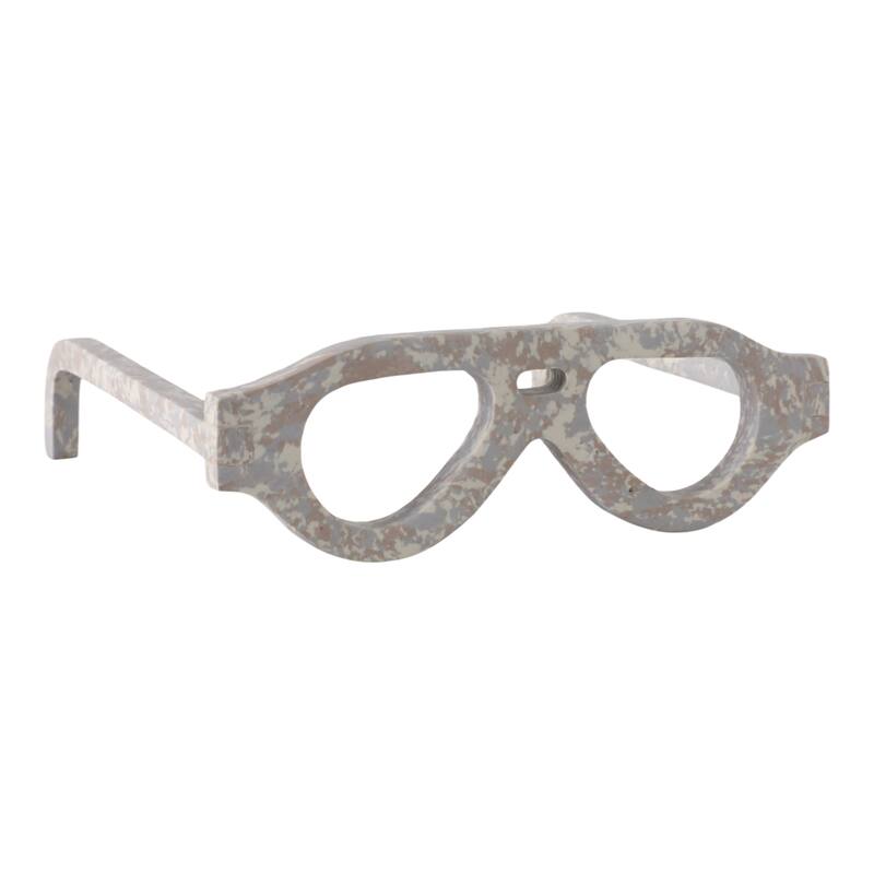 Stone Decorative Eyewear Design Sculpture Trendy Valencia Design - 9" x 8" x 3"