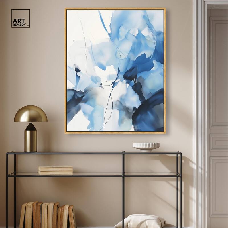Fleur Bleue II Canvas by Art Remedy