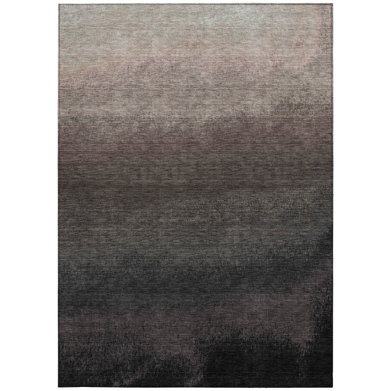 HomeRoots Ombre Transitional Rectangle Outdoor Rug